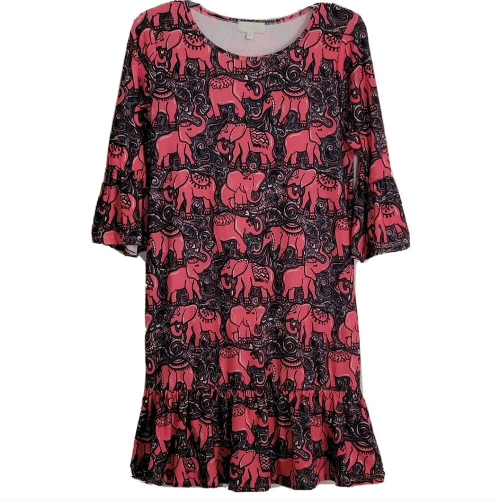 Simply Southern Elephant Dress with Pockets, Size S